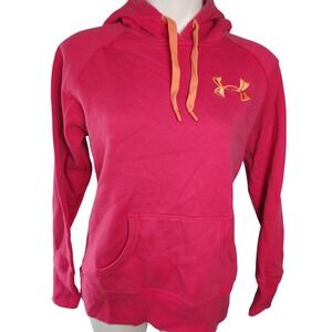 Under Armour‎ Pink Hoodie Pullover Cold Gear Womens size Small
